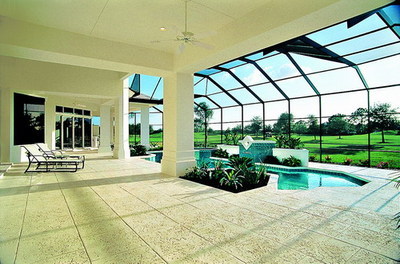 彩色混泥土壓花藝術(shù)地坪 - 地面鋪裝 - 上海九弓實(shí)業(yè) - 中華園林網(wǎng)